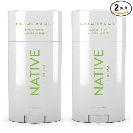 Aluminum-Free Deodorant, Cucumber & Mint (2 Pack)