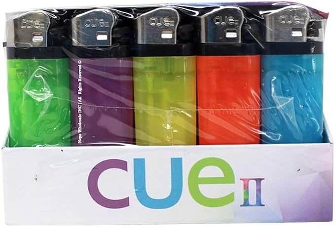CUE Classic Lighters Assorted 50 Count