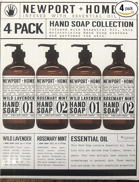Bottles Newport Rosemary Lavender Essential