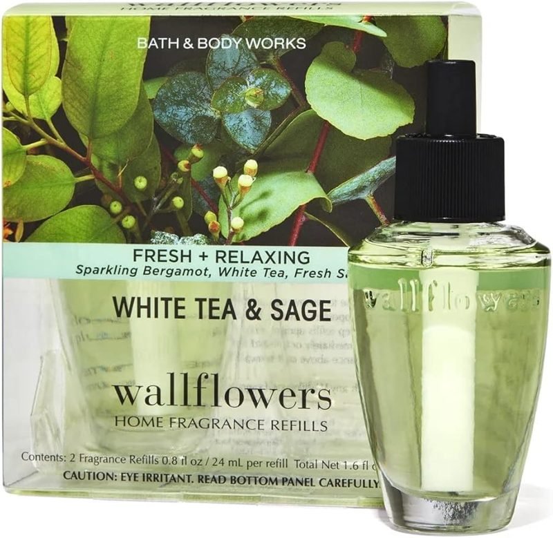 Wallflowers Home Fragrance Refill, White Tea & Sage